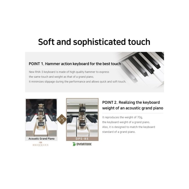 Digitālās klavieres Dynatone DPS-85-RW