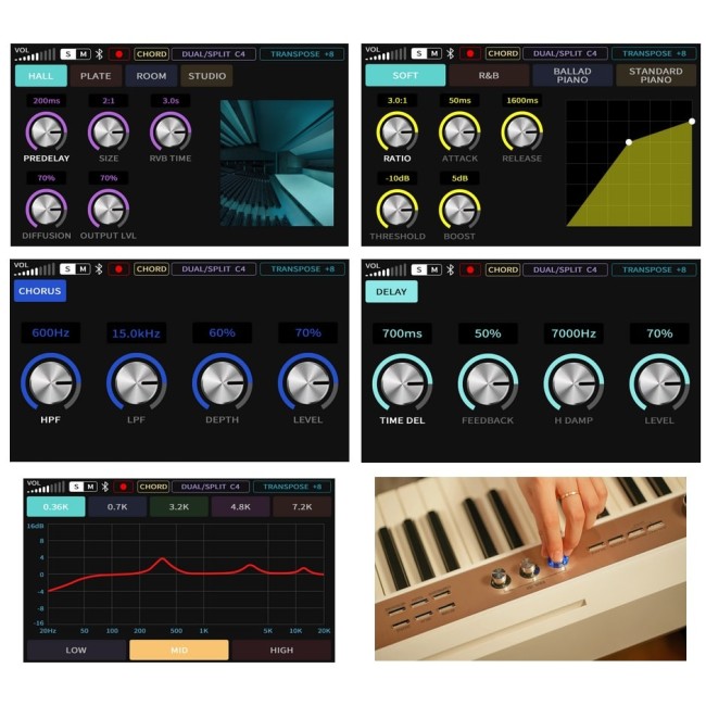 Digitālās klavieres Nux NPK-20-WH-Set