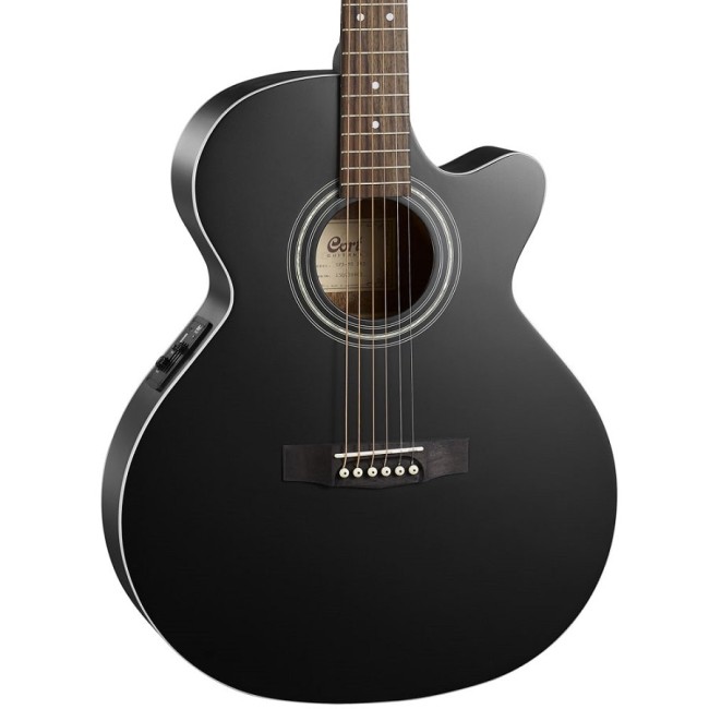 Elektro - akustiskā ģitāra Cort SFX-ME-BKS
