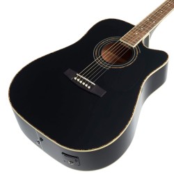 Akustiskās ģitāras komplekts Cort AD880CE-BK-Set