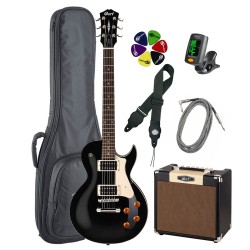 Elektriskās ģitāras komplekts Cort CR100BK-Set