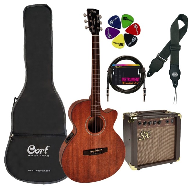 Akustiskās ģitāras komplekts Cort SFX-MEM-Set