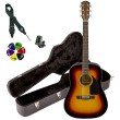 Akustiskā ģitāra Fender CD-60-SB V3