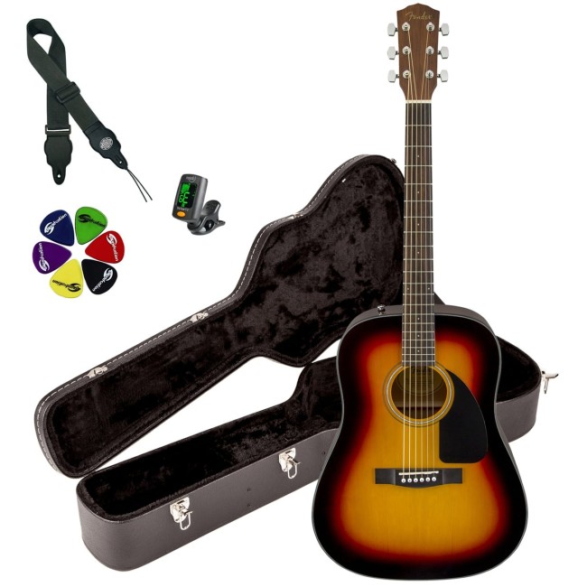 Akustiskā ģitāra Fender CD-60-SB V3