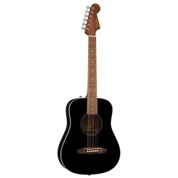 3/4 Akustiskā ģitāra Fender Redondo Mini BLK