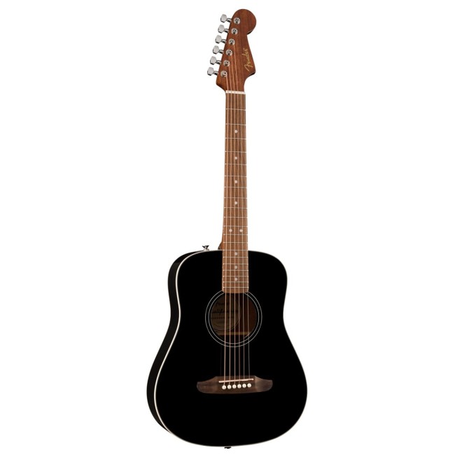 3/4 Akustiskā ģitāra Fender Redondo Mini BLK