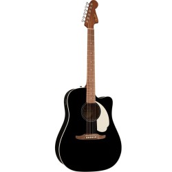 Elektro-akustiskā ģitāra Fender Redondo Standard CE BLK