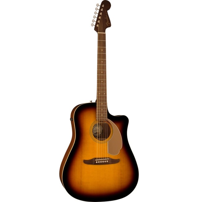 Elektro-akustiskā ģitāra Fender Redondo Player Sunburst