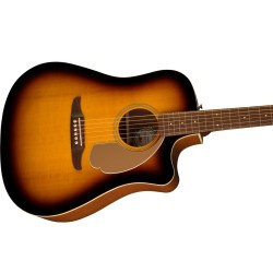 Elektro-akustiskā ģitāra Fender Redondo Player Sunburst