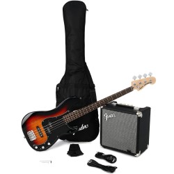 Basģitāras komplekts Fender Affinity PJ 3TS