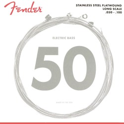 Basģitāras stīgas Fender F-9050ML Flatwound (50-100)