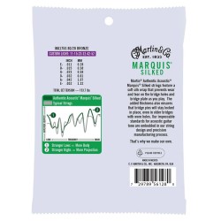 Akustiskās ģitāras stīgas Martin MA175-S (11-52)