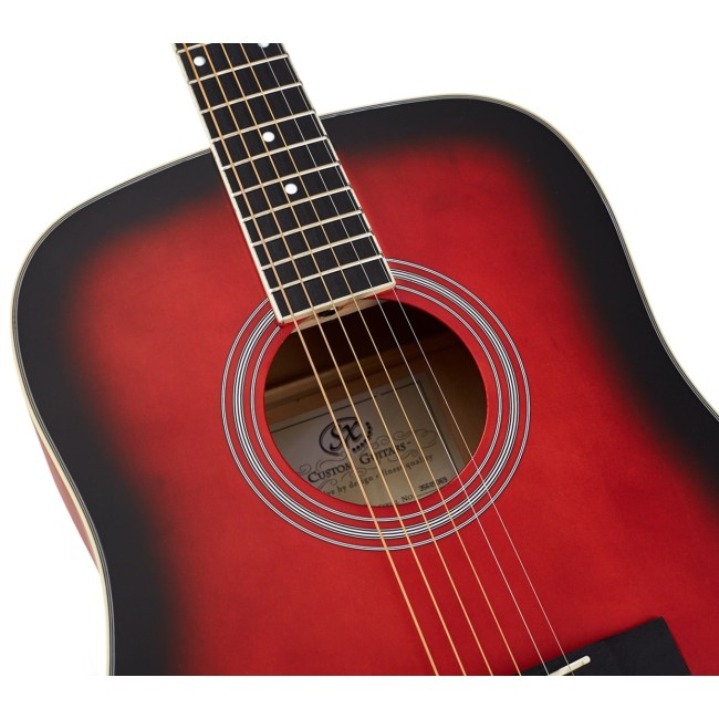 Akustiskā ģitāra SX SD104-RDS