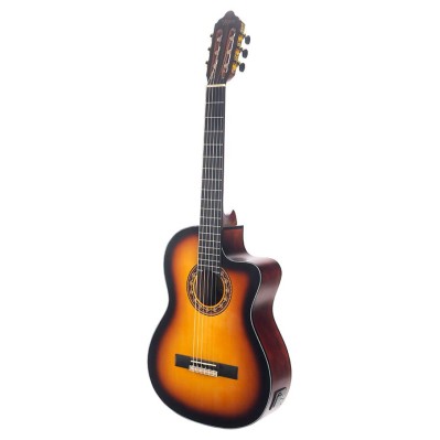 Klasiskā ģitāra ar elektroniku Valencia VC304-CE-ASB