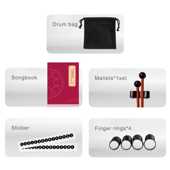 14'' 15 toņu Zvanga Hluru Ink Black TY15