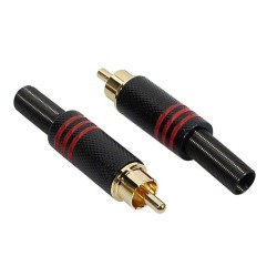 Konektors RCA Male MRCA-25-RD