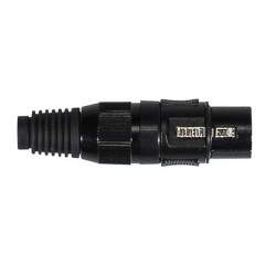 XLR konektors Boston XLR-1-FVBK 
