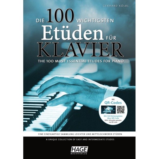 The 100 most essential etudes for piano (Klavieres)