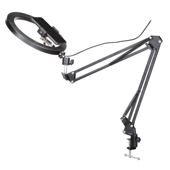 Telefona statīvs ar LED lampu WLNB-350