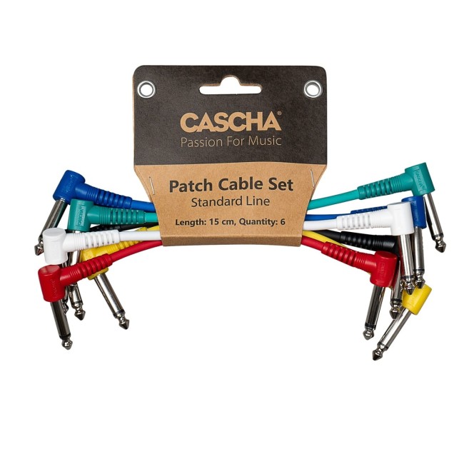 Kabeļu komplekts Cascha CCS-PCS1 (6 x 0,15m)