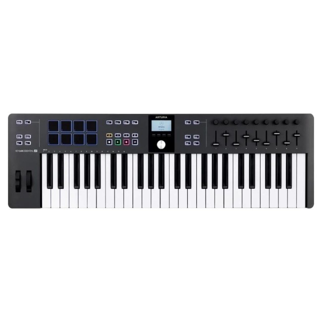 MIDI klaviatūra Arturia KeyLab Essential 49 MK3 BK