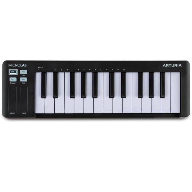 MIDI klaviatūra Arturia MicroLab BK MK3