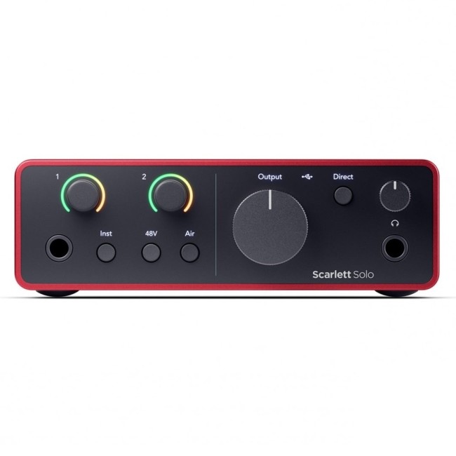 Audio interfeiss Focusrite Scarlett Solo (4th Gen)