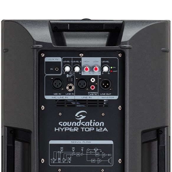 Aktīvais skaļrunis HYPER TOP 12A (1000W)