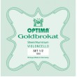 1/2 Optima Goldbrokat čella stīgas G1200-12