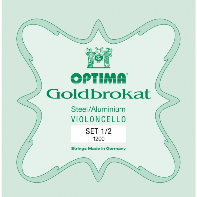 1/2 Optima Goldbrokat čella stīgas G1200-12
