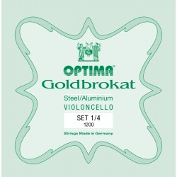 1/4 Optima Goldbrokat čella stīgas G1200-14