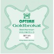 3/4 Optima Goldbrokat čella stīgas G1200-34