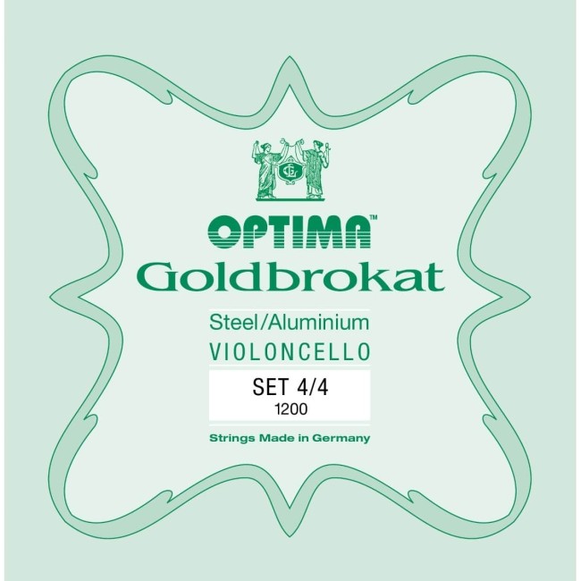 4/4 Optima Goldbrokat čella stīgas G1200-44