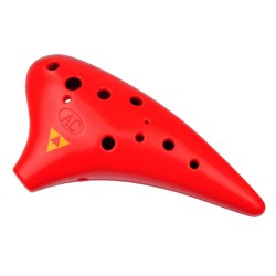 Okarina svilpe 12D-001-Red